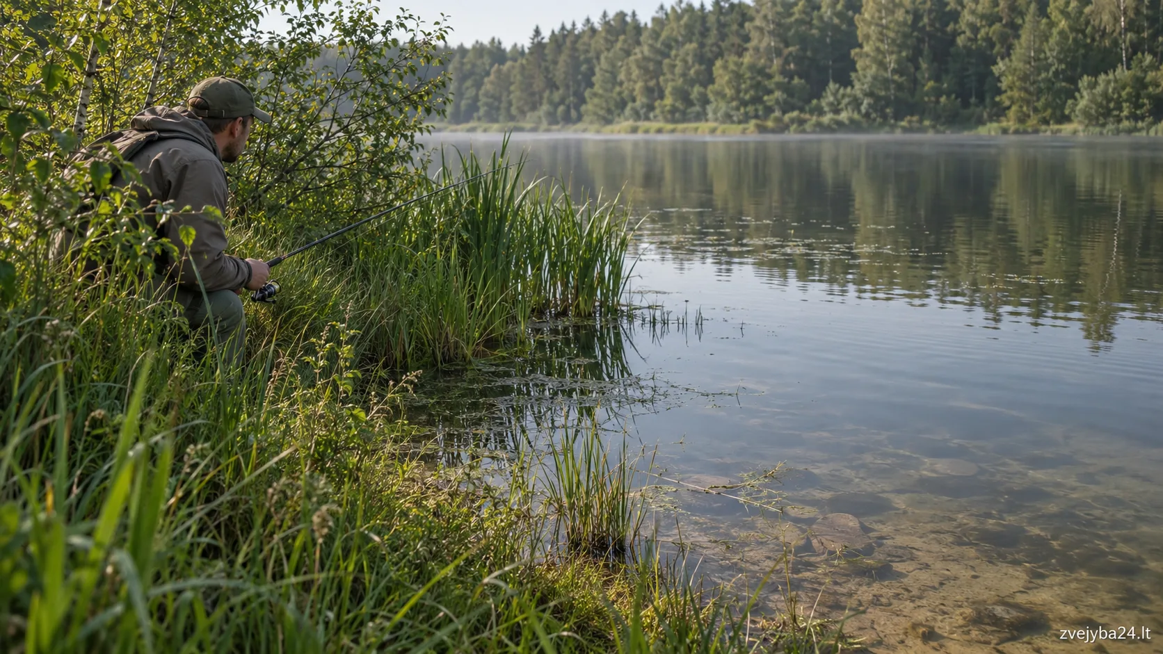 Žuvis tave gali pastebėti dar prieš metimą: kada pats sugadini vietą
