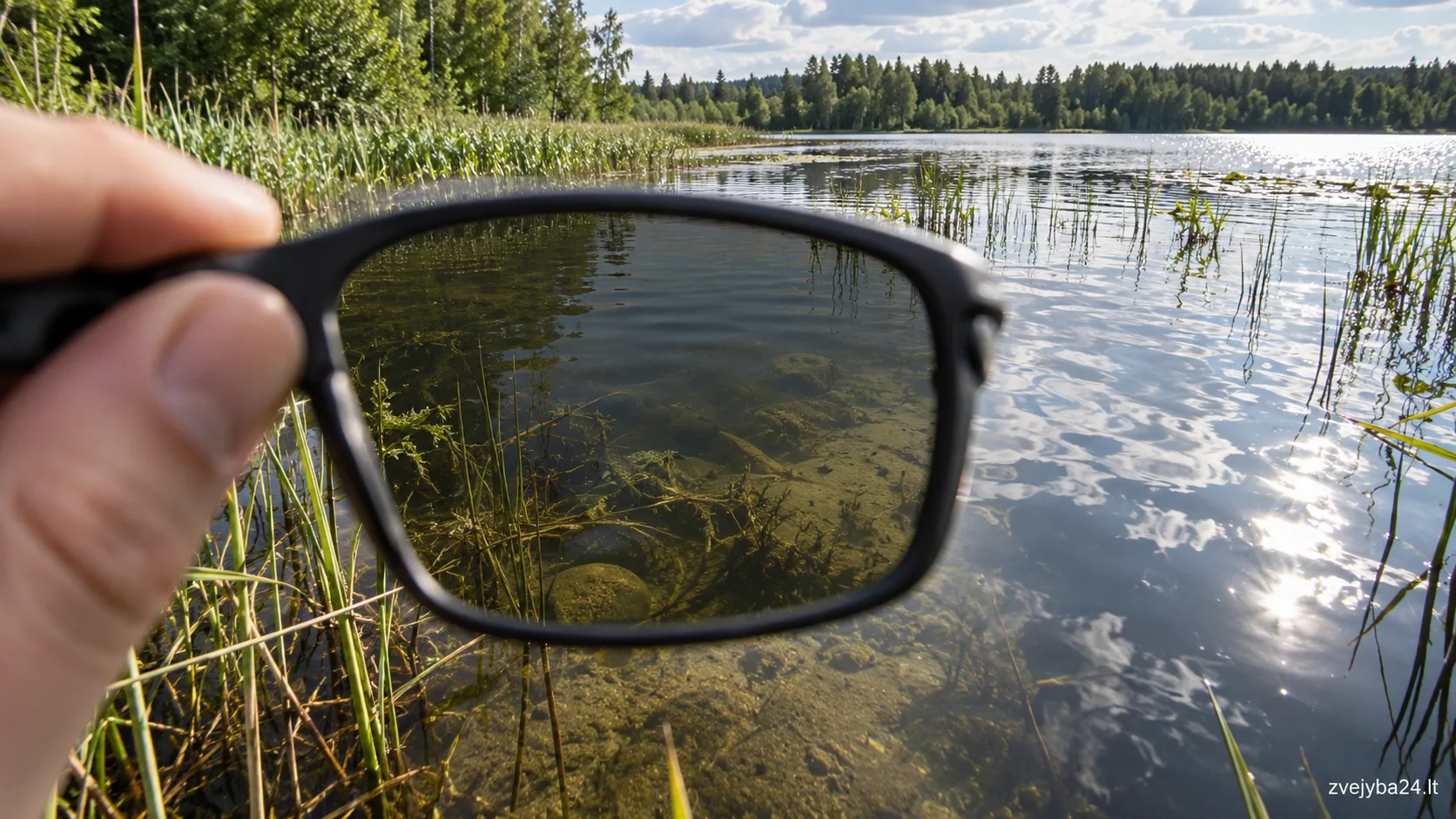 Poliarizuoti akiniai vandens nepadaro skaidraus: ką jie iš tikrųjų leidžia pamatyti